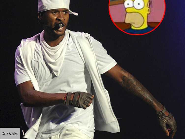 Usher A T Il Copie Homer Simpson Pour Son Titre Omg Voici