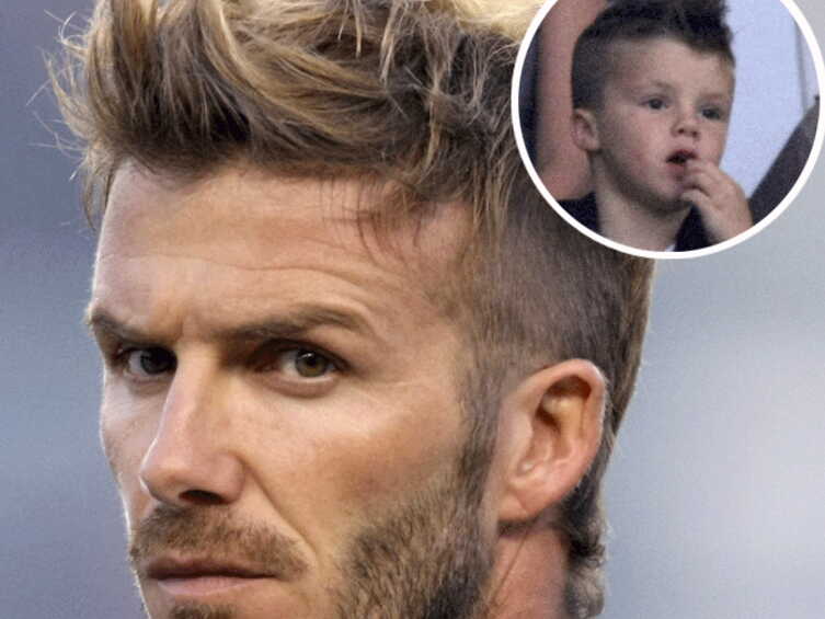David Beckham : nouvelle coupe de cheveux - Voici