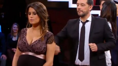 Video Karine Ferri Tres Enceinte Affiche Son Baby Bump A La Television Voici