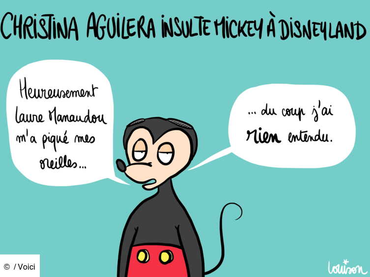 Louison A Croque Christina Aguilera Insulte Mickey A Disneyland Voici