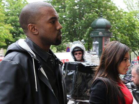 Kim Kardashian a rejoint Kanye West à Paris pour une journée