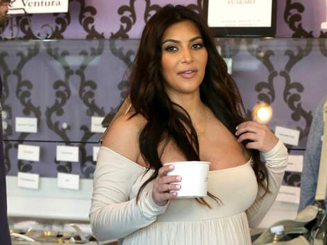 Kim Kardashian cède à ses fringales de femme enceinte