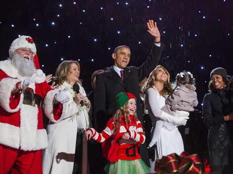 Barack Obama et Mariah Carey volent la vedette au Père Noël