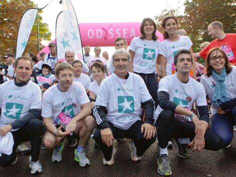 Les people aux 10 ans de la course Odyssea pour la lutte contre le cancer du sein