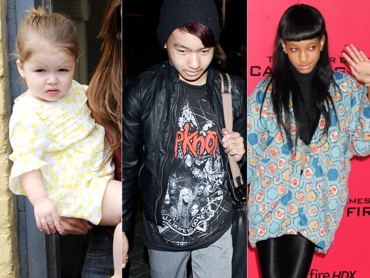 DIAPO Harper Beckham, Maddox Jolie-Pitt… Qui est l’enfant de star le plus stylé ?