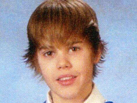 DIAPO Justin Bieber enfant à l'école
