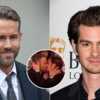 VIDEO Ryan Reynolds et Andrew Garfield se roulent une grosse pelle aux Golden Globes - Voici