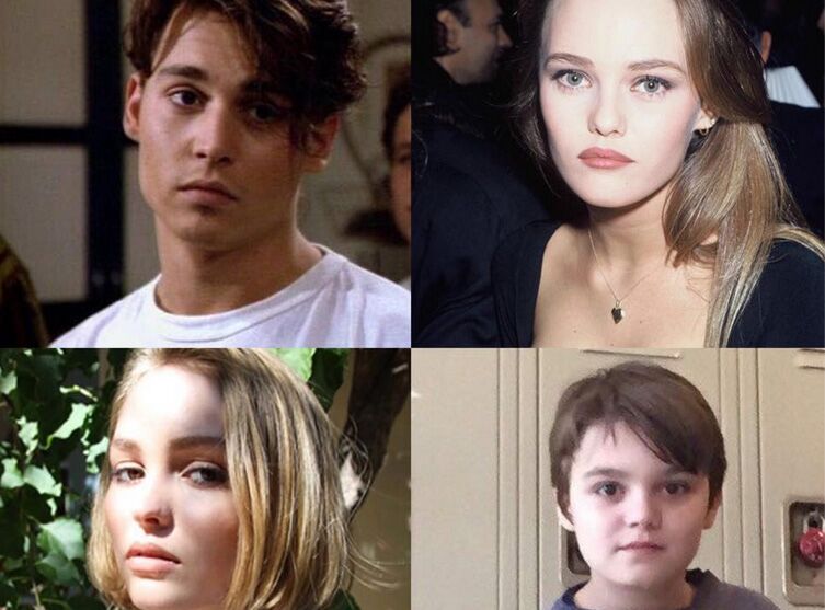 Photos Lily Rose Depp Et Jack Les Sosies De Leurs Parents Johnny Depp Et Vanessa Paradis Voici