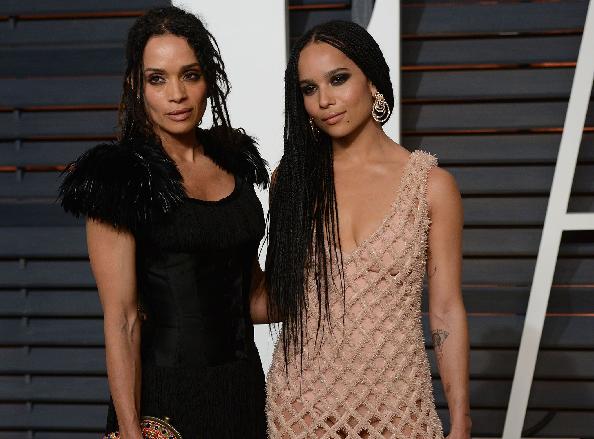 Kravitz Sa Nouvelle Photo Avec Zoe Pose BonetPour La MèreLisa eW2YDEH9I