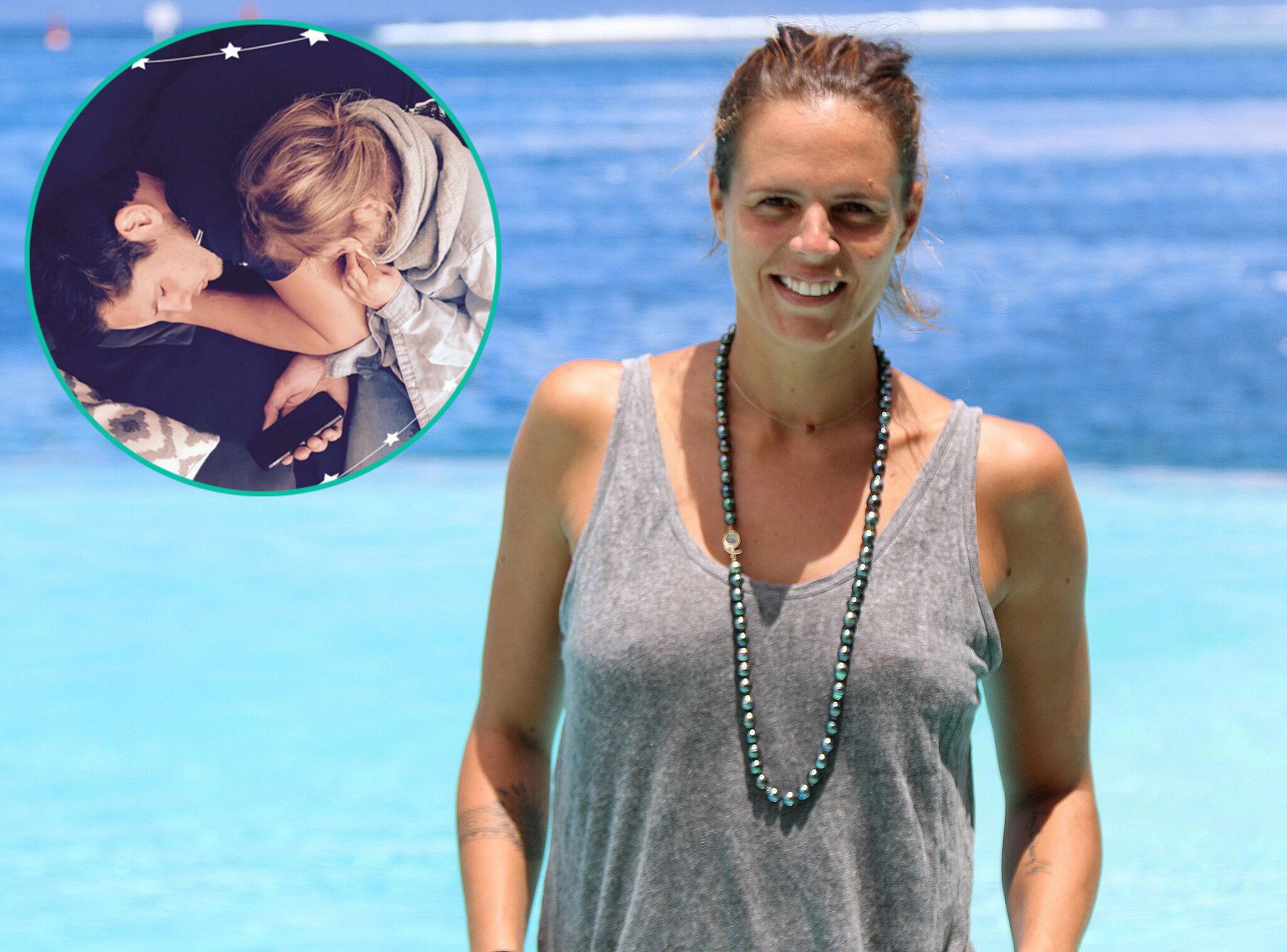 Photo Laure Manaudou Sa Fille Manon Partage Un Instant De Tendresse Avec Son Oncle Florent Voici