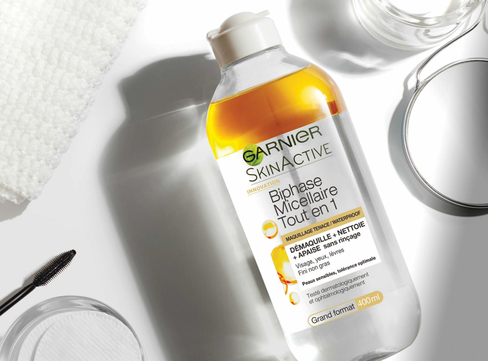 Garnier Lance Son Eau Micellaire Biphasée à Lhuile