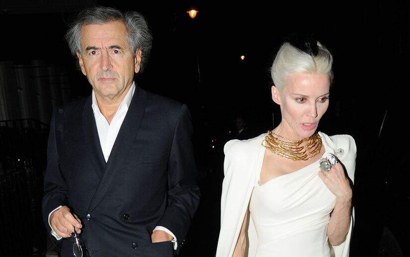 Bernard Henri Levy Et Daphne Guinness Ensemble A Un Diner Voici