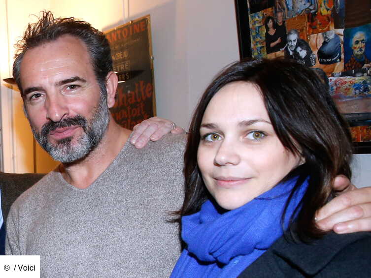 Photos Jean Dujardin Et Nathalie Pechalat Tres Amoureux Pour Leur Premiere Sortie Officielle Post Bebe Voici