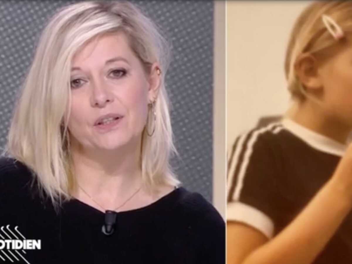 Flavie Flament devant sa photo d'elle à 13 ans : elle fait de bouleversantes confidences dans Quotidien