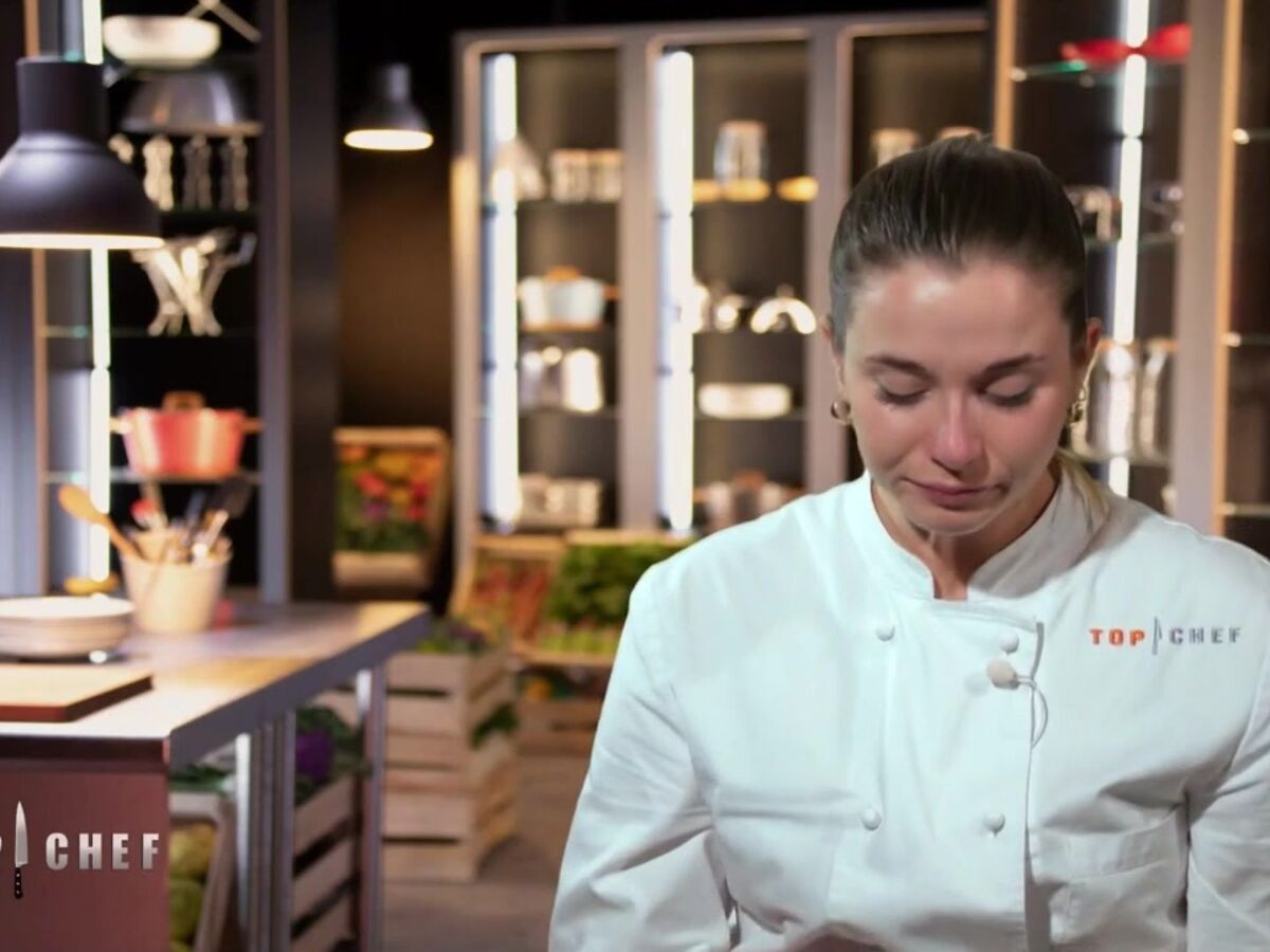 VIDEO Top Chef : dépitée par sa réalisation, Sarah fond en larmes