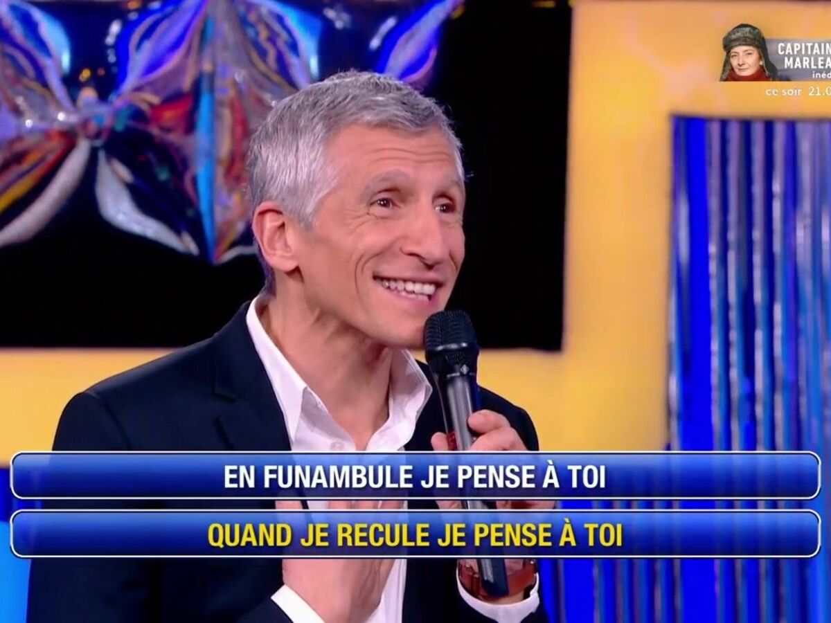 VIDEO N'oubliez pas les paroles : Nagui fait un sous-entendu coquin, la maestro l'accuse d'avoir l'esprit tordu