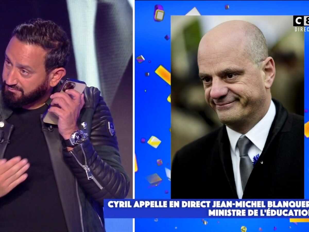 VIDEO Cyril Hanouna appelle Jean-Michel Blanquer en direct dans TPMP, le ministre de l'Éducation répond