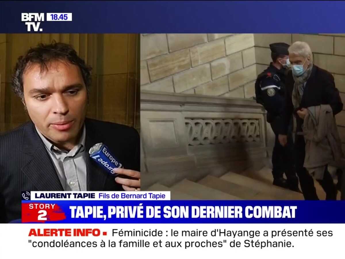 VIDEO Bernard Tapie malade : son fils Laurent affirme qu’il ne va pas bien