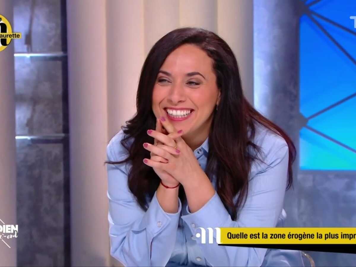 Quotidien : Salhia Brakhlia gênée par une chronique sur les zones érogènes, elle explose de rire sur le plateau