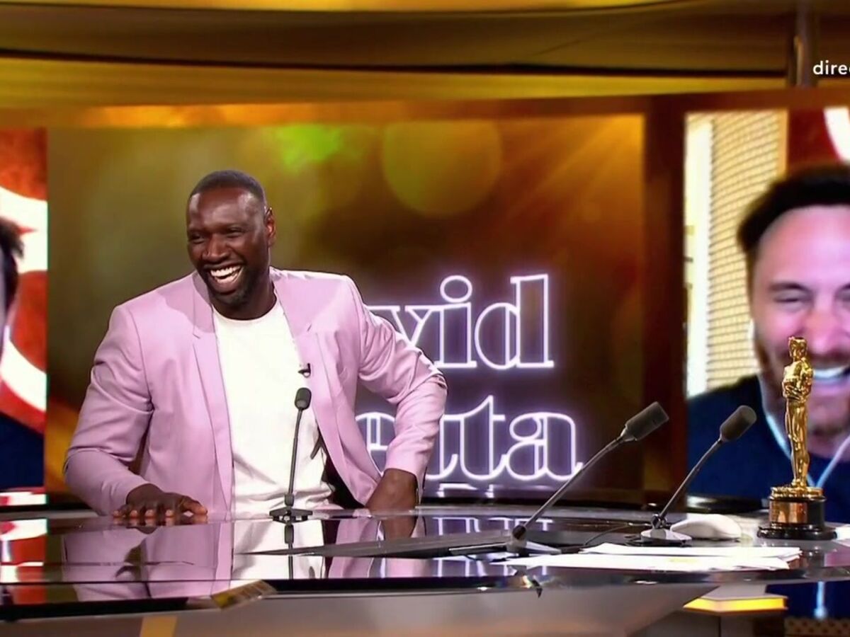 VIDEO Omar Sy invité de 20h30 le dimanche : ce détail vestimentaire qui a fait mourir de rire David Guetta