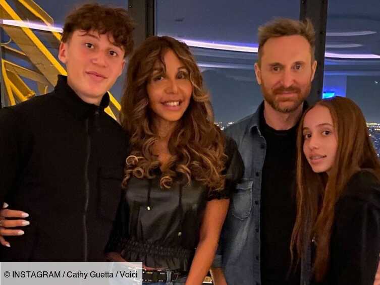 Cathy Et David Guetta Leur Fille Angie 14 Ans Reve De Faire De La Musique Voici