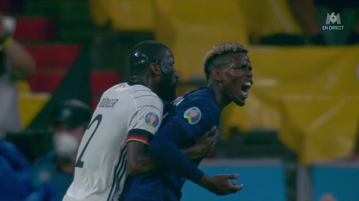 France Allemagne Paul Pogba Mordu Par Antonio Rudiger Les Internautes Sont Choques Et Font Une Drole De Comparaison Voici