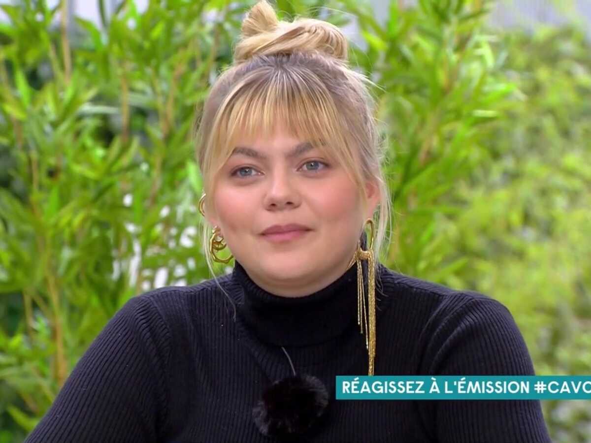 VIDEO Louane très à l'aise dans C à vous : elle fait une drôle de demande à Anne-Elisabeth Lemoine