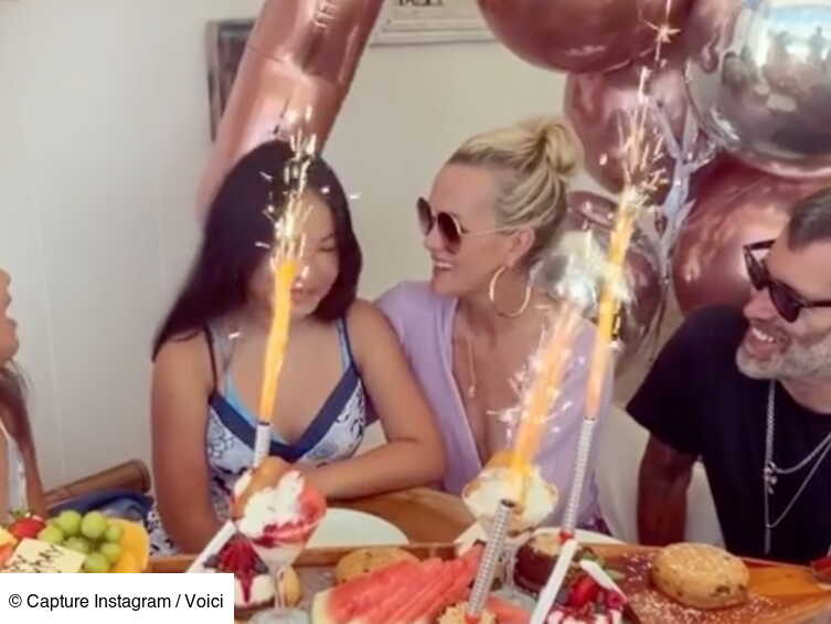 Photos Laeticia Hallyday Heureuse Decouvrez La Fete D Anniversaire Exceptionnelle De Jade Et Joy Voici