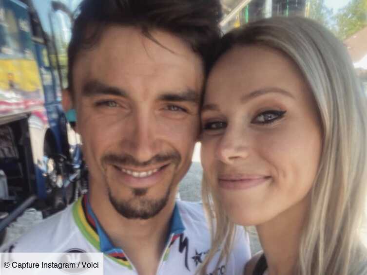 PHOTO Marion Rousse et Julian Alaphilippe heureux ils fêtent les deux mois du petit Nino avec