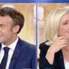 VIDEO « On vieillit » : en plein débat, Emmanuel Macron et Marine Le Pen ont un échange improbable sur 2017 - Voici