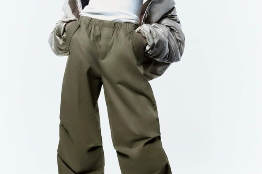 pantalon parachute homme