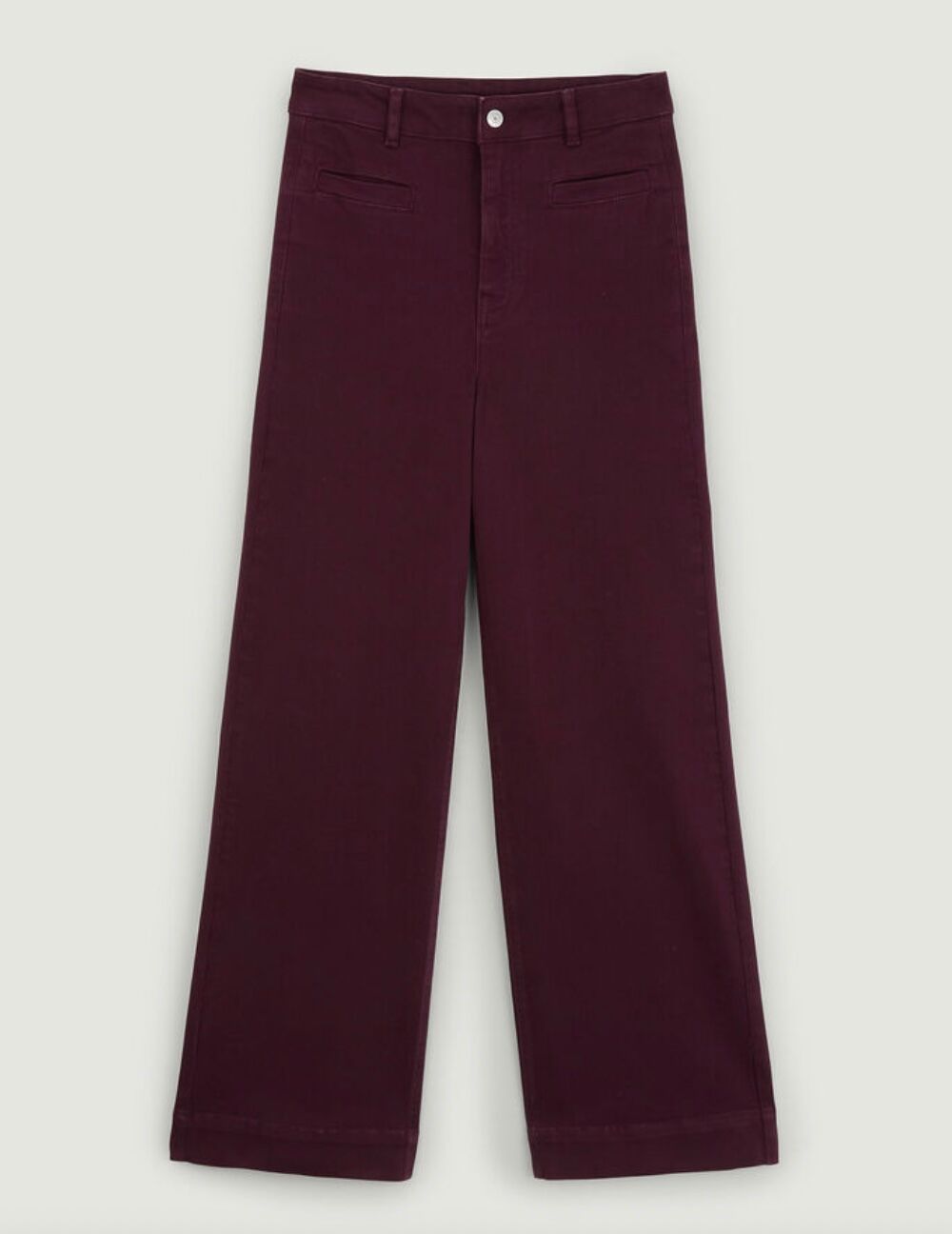 Jean large taille haute bordeaux Pimkie, 35,99 $
