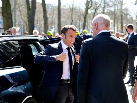 Emmanuel et Brigitte Macron en visite d'Etat à Amsterdam