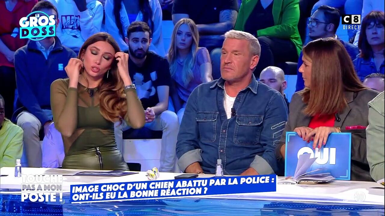 Chien Tué Par La Police Tpmp VIDEO Touche pas à mon poste : très touchée par la mort d'un chien,  Delphine Wespiser fond en larmes - Voici
