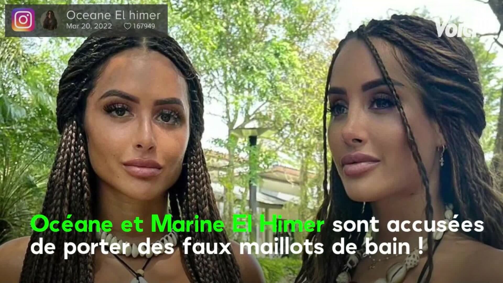 Les Soeurs El Himer Avant Chirurgie Océane et Marine El Himer accusées de porter des « faux maillots de bain »,  leur dernier cliché trop retouché fait débat - Voici