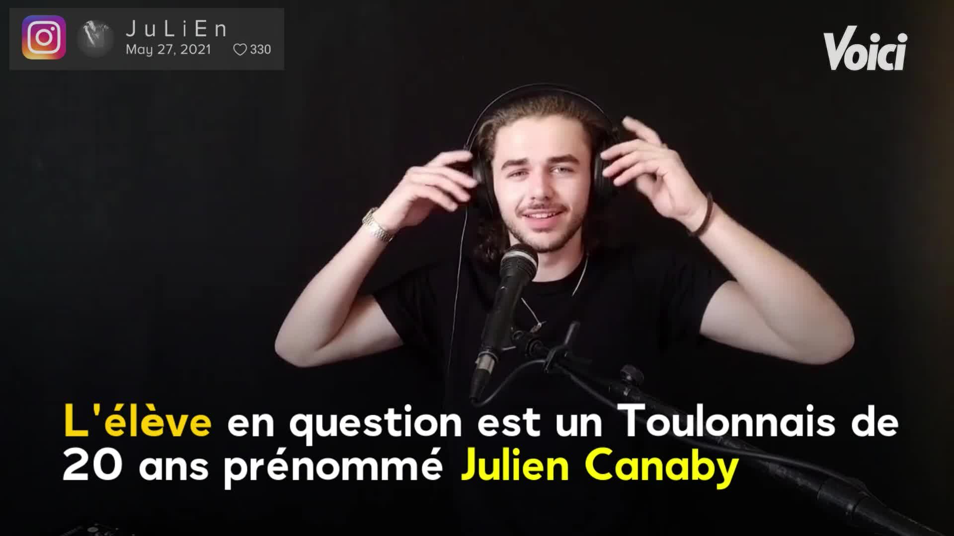 Julien Canaby Star Academy 2022 Star Academy : Julien ENCORE nominé, son frère également chanteur s'exprime  sur son comportement - Voici
