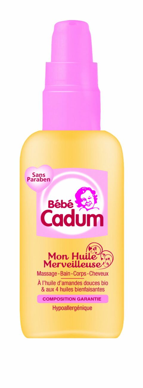 BEBE CADUM Gel nettoyant corps et cheveux pour bébé huile d