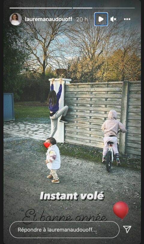 Photo Laure Manaudou Partage Une Rare Photo De Ses Trois Enfants Voici