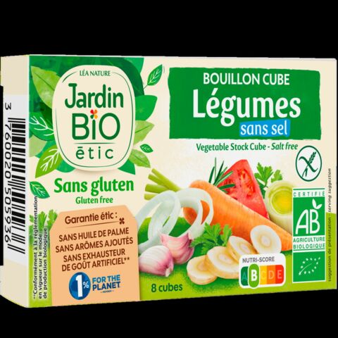 Test Jardin bio étic Bouillon cube bœuf dégraissé - Bouillon cube - UFC-Que  Choisir