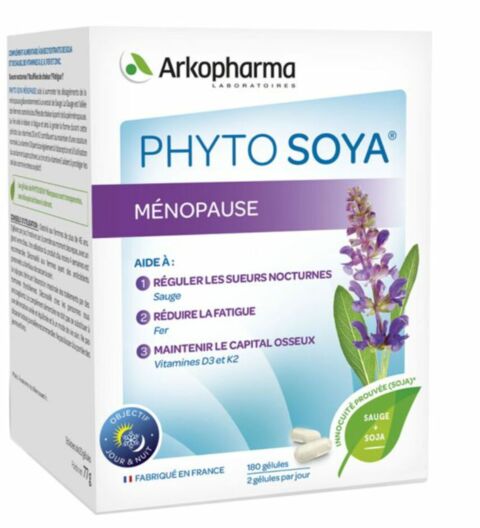 Menopause 180 Gelules Phyto Soya Arkopharma à 35,30 €