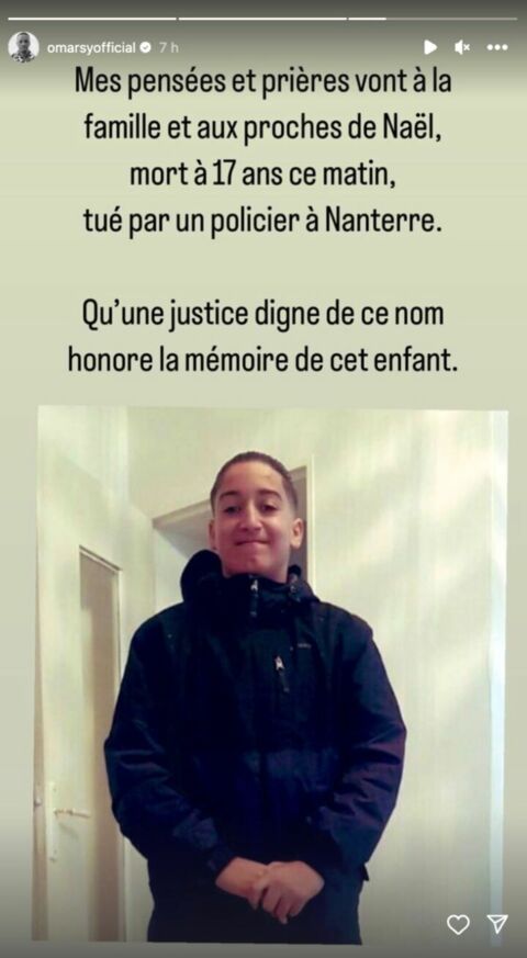 Adolescent Tué Par Un Policier à Nanterre Omar Sy Réclame Une Justice Digne De Ce Nom Voici 2439