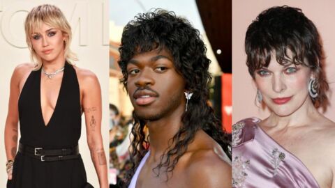 Miley Cyrus, Lil Nas X, Milla Jovovich with the mullet cut 