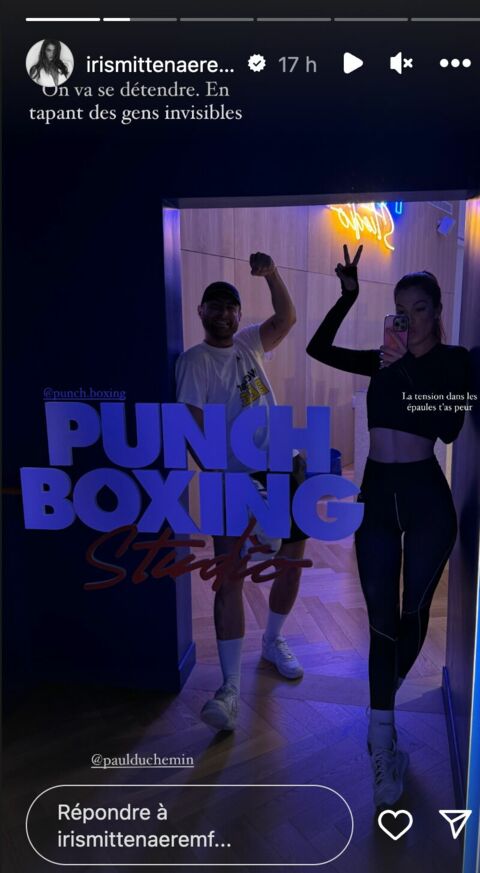 Iris Mittenaere est adepte du punch boxing 