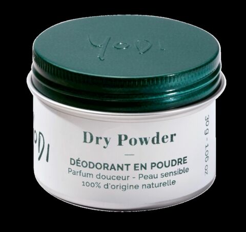Déodorant Dry Powder Yodi 20€ disponible en mars