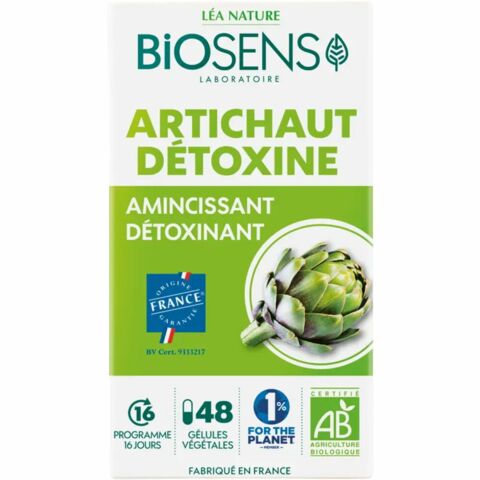 Artichaut Détoxine, Biosens Laboratoire, 6,95 euros.