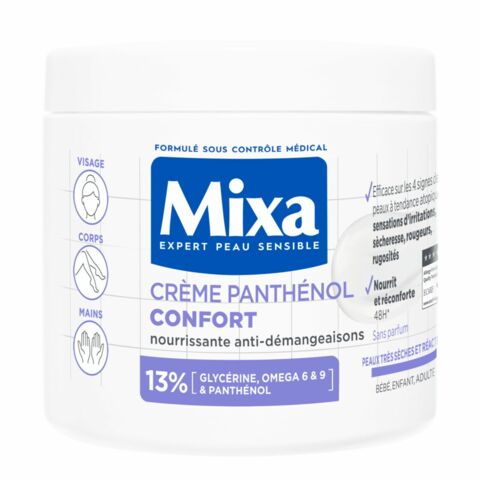 Crème Panthénol Confort, Mixa, 7,50 euros.