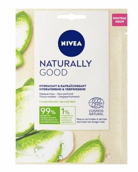 Naturally Good hydratant & rafraîchissant de Nivea, disponible à 3,90€ 
