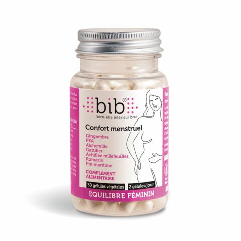 BIB Confort Menstruel, Laboratoire PG2M, 14€90