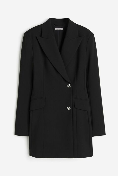 Robe blazer à fermeture croisée, H&M, 59,99 euros.