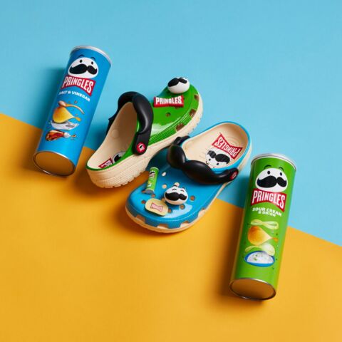 Les coloris des sabots Crocs sont inspirés des tubes de Pringles les plus populaires